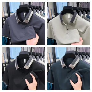 Summer Men's Trend Without A Mark Lapel Polo Shirt (Pack of 4)