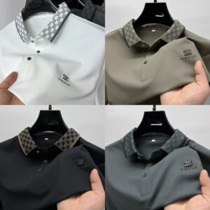 High-end brand short sleeve men's POLO shirt