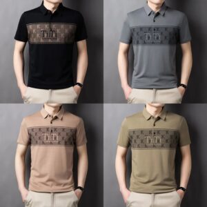 Mulberry Silk POLO T-Shirt Men's